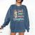 Just One More Chapter Book Reading Floral Teacher Book Lover Comfort Colors Sweatshirt Denim Just One More Chapter Book Reading Floral Teacher Book Lover Comfort Colors Sweatshirt Denim
