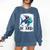 Be Kind Rainbow Fish Teacher Life Back To School Teaching Men Women Comfort Colors Sweatshirt Denim