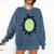 Kiwi Easy Costume Halloween Fruit Lover School Teacher Fun Comfort Colors Sweatshirt Denim Kiwi Easy Costume Halloween Fruit Lover School Teacher Fun Comfort Colors Sweatshirt Denim