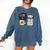 Llama Shirt English Teacher School Student ESL Joke Comfort Colors Sweatshirt Denim