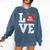 LOVE Apple 3rd Grade Teacher Student School Comfort Colors Sweatshirt Denim LOVE Apple 3rd Grade Teacher Student School Comfort Colors Sweatshirt Denim