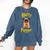Lovely Harry Pugger Pug Comfort Colors Sweatshirt Denim