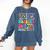 Maestra Spanish Teacher Back To School Maestra De Espanol Comfort Colors Sweatshirt Denim