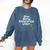 Marching Band Director Music Teacher Comfort Colors Sweatshirt Denim