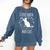 Math Nerd Math Teacher Cat Lover I Love Math And Cats Comfort Colors Sweatshirt Denim