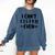 Math Teacher Can't Even Appreciation Science Day Comfort Colors Sweatshirt Denim