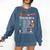 Math Teacher Christmas 12 Days Of Teaching Math Christmas Comfort Colors Sweatshirt Denim