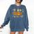 Math Teacher Ghost Shirt Cute Spooky Teacher Halloween Comfort Colors Sweatshirt Denim