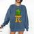 Math Teacher Hawaiian Shirts Pineapple Pi Day Symbol Comfort Colors Sweatshirt Denim