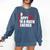 Math Teacher School So Happy I'm A Math Teacher Comfort Colors Sweatshirt Denim