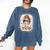 Messy Bun Spooky Teacher Bleached Halloween Teachers Comfort Colors Sweatshirt Denim Messy Bun Spooky Teacher Bleached Halloween Teachers Comfort Colors Sweatshirt Denim