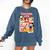 Mickey Mouse Teacher Life Comfort Colors Sweatshirt Denim