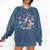 Microscope Flower Butterfly Biology Science Teacher Student Comfort Colors Sweatshirt Denim Microscope Flower Butterfly Biology Science Teacher Student Comfort Colors Sweatshirt Denim