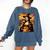 Mona Lisa Pumpkin Halloween Art Teacher Witchy Women Kids Comfort Colors Sweatshirt Denim Mona Lisa Pumpkin Halloween Art Teacher Witchy Women Kids Comfort Colors Sweatshirt Denim