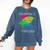 Nerdy Darwin's Finches Evolution Science Biology Teacher Comfort Colors Sweatshirt Denim