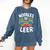 Nopales De Leer Bilingual Teacher Maestra Spanish Teacher Comfort Colors Sweatshirt Denim