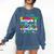 I Am Not Short I Am Pre-K Teacher Size Teacher For Men Women Kids Comfort Colors Sweatshirt Denim