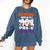 Nothing Scares Me I'm A Pre-K Teacher Halloween Ghosts Comfort Colors Sweatshirt Denim