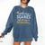 Nothing Scares Me I'm A Principal Teacher Halloween School For Men Women Kids Comfort Colors Sweatshirt Denim