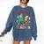 One Merry Teacher Groovy Christmas Tree Pjs Xmas Teacher Comfort Colors Sweatshirt Denim One Merry Teacher Groovy Christmas Tree Pjs Xmas Teacher Comfort Colors Sweatshirt Denim