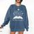 One-More Chapter Wildflower Reading Teacher Library Bookish Comfort Colors Sweatshirt Denim