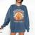 Paraprofessional Para Life Sun Flower Teacher Back To School Comfort Colors Sweatshirt Denim