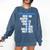 PE Physical Education Teacher For PE Teacher Comfort Colors Sweatshirt Denim