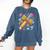Pencil Leopard Coquette Bow Teacher Life Back To School Comfort Colors Sweatshirt Denim Pencil Leopard Coquette Bow Teacher Life Back To School Comfort Colors Sweatshirt Denim