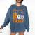 Pre K Boo Crew Teacher Student Halloween Pre Kindergarten Comfort Colors Sweatshirt Denim