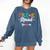 Pre-K Squad Teacher Student Kids Preschool Back To School Comfort Colors Sweatshirt Denim