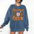 Preschool Boo Crew Halloween Teachers Students Costume Comfort Colors Sweatshirt Denim