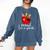 Pretend I'm A Pirate Teacher Apple Talk Like A Pirate Day Men Women Kids Comfort Colors Sweatshirt Denim