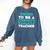 Proud Dance Instructor Choreographer Dance Teacher Comfort Colors Sweatshirt Denim