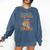 Psychology Teachers Love Brains Halloween For Psychologists Men Women Comfort Colors Sweatshirt Denim