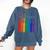 Rainbow Roygbiv Kids Artist Costume Art Teacher Comfort Colors Sweatshirt Denim Rainbow Roygbiv Kids Artist Costume Art Teacher Comfort Colors Sweatshirt Denim
