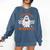 Read More Books Cute Ghost Reading Book Teacher Halloween Comfort Colors Sweatshirt Denim