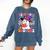 Read More Books Ghost Reading Book Teacher Halloween Comfort Colors Sweatshirt Denim
