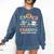 Reading Beats Everything Teacher Rock Paper Scissors Comfort Colors Sweatshirt Denim
