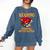 Reading Super Power Activated Superhero Teacher Or Student Men Women Girls Kids Comfort Colors Sweatshirt Denim