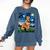 Red Heeler Starry Night Cattle Dog Colorful Art By Aja For Men Women Girls Kids Comfort Colors Sweatshirt Denim