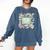 Retro Hooray It's Art Day Art Teacher Back To School Women Comfort Colors Sweatshirt Denim