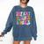 Retro Infant Teacher Vibes Women Daycare Teacher Comfort Colors Sweatshirt Denim Retro Infant Teacher Vibes Women Daycare Teacher Comfort Colors Sweatshirt Denim