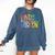 Retro Kindergarten Dream Team Back To School Teacher Kids Comfort Colors Sweatshirt Denim Retro Kindergarten Dream Team Back To School Teacher Kids Comfort Colors Sweatshirt Denim