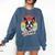 Retro Life Is Better With Boston Terrier Mom Dog Lover Comfort Colors Sweatshirt Denim