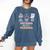 Rock Paper Scissors Teacher Librarian Nothing Beats Reading Comfort Colors Sweatshirt Denim