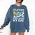 Rotation Of Earth Science Teacher Earth Day Men Women Comfort Colors Sweatshirt Denim