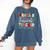 Santas Favorite Teacher Christmas Matching Xmas Men Women Comfort Colors Sweatshirt Denim Santas Favorite Teacher Christmas Matching Xmas Men Women Comfort Colors Sweatshirt Denim
