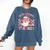 Santa's Favorite Teacher Groovy Christmas Teacher Boys Girls Comfort Colors Sweatshirt Denim Santa's Favorite Teacher Groovy Christmas Teacher Boys Girls Comfort Colors Sweatshirt Denim