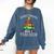 Santa's Favorite Teacher Idea For Christmas Teachers Comfort Colors Sweatshirt Denim