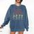 School Office Clerk Creepin' It Real HALLOWEEN Teacher Shirt Comfort Colors Sweatshirt Denim